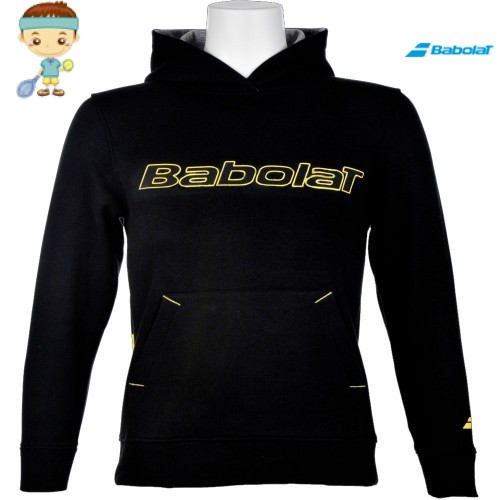 BABOLAT Sudadera Training Basic Jr. (negra/amarilla)
