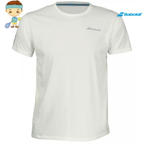 BABOLAT camiseta Core Jr. B (blanca)