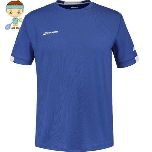 BABOLAT camiseta play Jr. (azul oscuro)